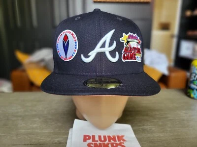 🪓RARE🪓New Era Atlanta Braves Fitted Cap/Hat|8|All Star Game History|59FIFTY - Image 1 of 4