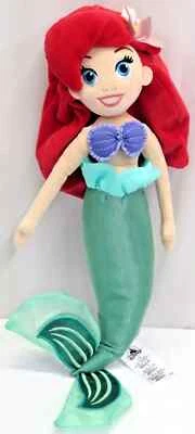 Disney Store La Sirenita 20"" Muñeca Princesa Ariel Peluche Nuevo con Etiqueta Foto 1 de 2