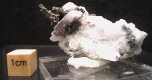 Silver Crystals In White Calcite Bou Azzer Mining District Morocco - Picture 1 of 5