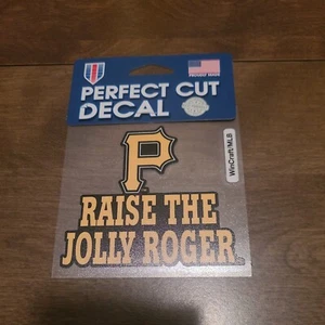 Nice Wincraft Pittsburgh Pirates Pefect Cut 4"x4" Decal. NWT - Picture 1 of 2