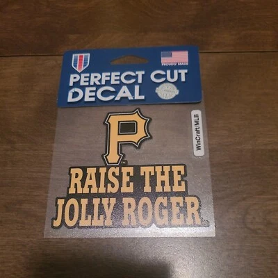 Nice Wincraft Pittsburgh Pirates Pefect Cut 4"x4" Decal. NWT - Image 1 of 2