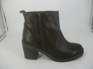 Botas al tobillo Coolway Marrón Cuero Tacón en Bloque Reino Unido 6.5 EU 40 JS54 07 - Imagen 1 de 6