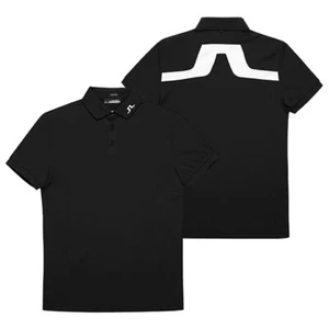 New Mens J.LINDBERG KV REGULAR FIT POLO T-SHIRTS GMJT07624-9999 BLACK S-L TAKSE - Picture 1 of 8