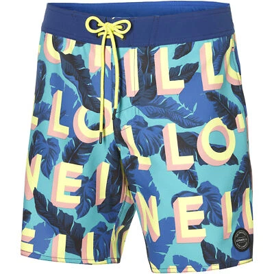 O'Neill Boardshort Badehose PM MID FREAK ART BOARSHORTS grün - Bild 1 von 4