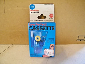 Vintage 1976 Mattel Sew Perfect Cassette Blue Thread - Picture 1 of 2