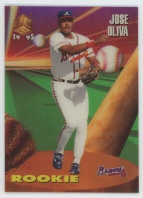 1995 Sportflix UC3 Rookie Jose Oliva Rookie Atlanta Braves #113 - Image 1 of 2