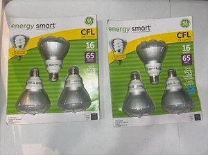 GE Energy Smart CFL Soft White Bulbs - Model #28909 R30- 16 Watts (3 Bulbs) - Picture 1 of 7
