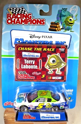2001 Racing Champions Disney-Pixar Monsters Inc TERRY LABONTE #5 Kellogg's 1:64 - Image 1 of 4