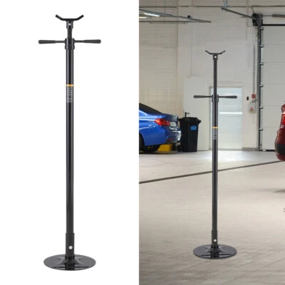 750KG 0.75T  Gearbox Vertical Transmission Lift Jack Garage Car Fix Hoist Stand - Image 1 of 4