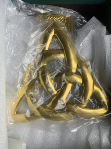 Triquerta Brass Door Knocker NIB!! - Picture 1 of 3