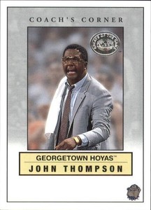 2001 Greats of the Game Coach's Corner #CC12 John Thompson