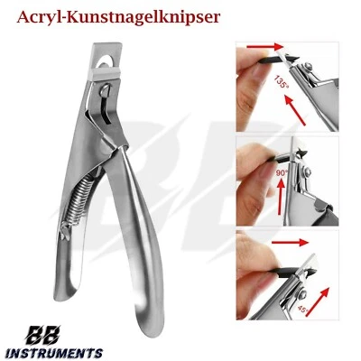 Profi Nail Tip Cutter Studioqualität Nagelknipser Pediküre Maniküre UV Gel Nagel - Bild 1 von 4