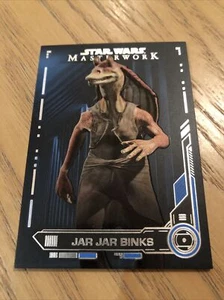 2019 Star Wars Masterwork: Blue parallel base card #19 Jar Jar Binks - Picture 1 of 1
