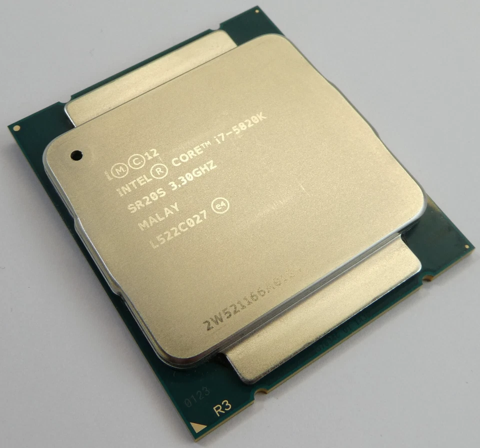 Intel i7-5820K 3.30GHz 15MB 6 Core CPU Processor LGA2011 SR20S - Image 1 of 1