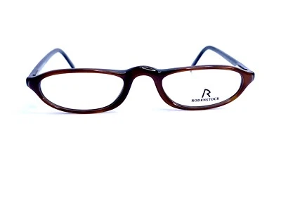 New Rodenstock Burgundy Black Oval Frame Eyeglasses Italy R5130 G 47 16 145 - Image 1 of 4