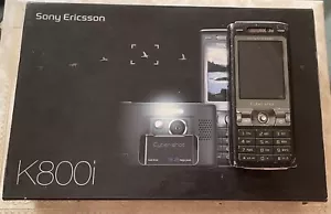 2006 Sony Ericsson Cyber-shot K800i 2G - Velvet black (in Box + Receipt) - Picture 1 of 14