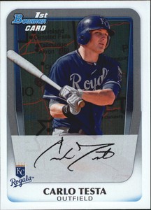 2011 Bowman Prospects International Royals Baseball Card #BP9 Carlo Testa