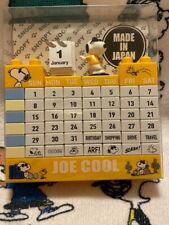 Block Perpetual Calendar PEANUTS Snoopy Joe Cool Yellow SPY-752