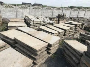 Alte Gredplatten, Granitplatten, Bodenplatten, Naturstein, antiker Granit - Bild 1 von 9