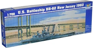 Trumpeter 5702 USS New Jersey BB-62 Model Kit 1983 1:700 Neu in OVP - Bild 1 von 1