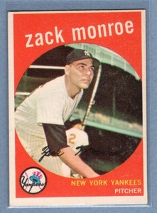1959 Topps #108 Zack Monroe EX-MT  GO42