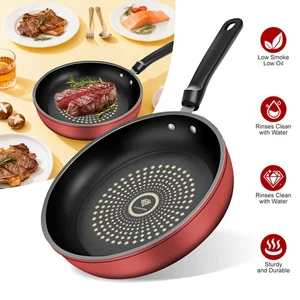 10.2" Frying Pan For Both Induction and Gas Fires Diamond Coated Pan Non-Stick - Picture 1 of 12
