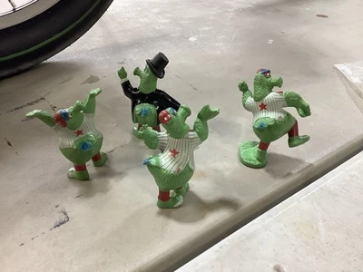 Philadelphia Phillies Phanatic Mascot 1987 PVC Figure Lot Of 4 - Image 1 of 3