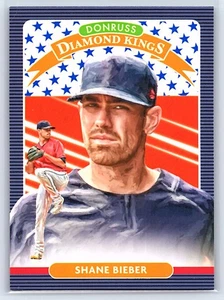 Donruss #18 2020 Shane Bieber Día de la Independencia Indios de Cleveland - Imagen 1 de 2