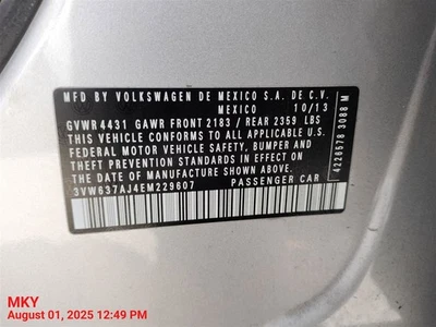 POWER BRAKE BOOSTER 1K1614106AK 2005-2017 VOLKSWAGEN JETTA Foto 1 de 4