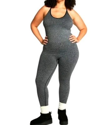 Victoria Secret Rosa Nuevo con Etiquetas Entrenamiento Sin Costuras Una Pieza Talla L Onda Mármol Negro Puro Foto 1 de 4