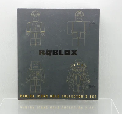 Roblox Icons Gold Collector’s Set 15 Aniversario Robot Dominus Noob Sin CÓDIGO Foto 1 de 4