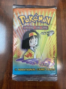 Pokemon Gym Heroes Vintage Booster Pack Unlimited Erika Art Brand New/Sealed! - Picture 1 of 12