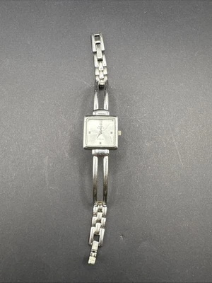 Reloj brazalete vintage de cuarzo para mujer Anne Klein II de plata de ley 925 10/4719 Foto 1 de 4