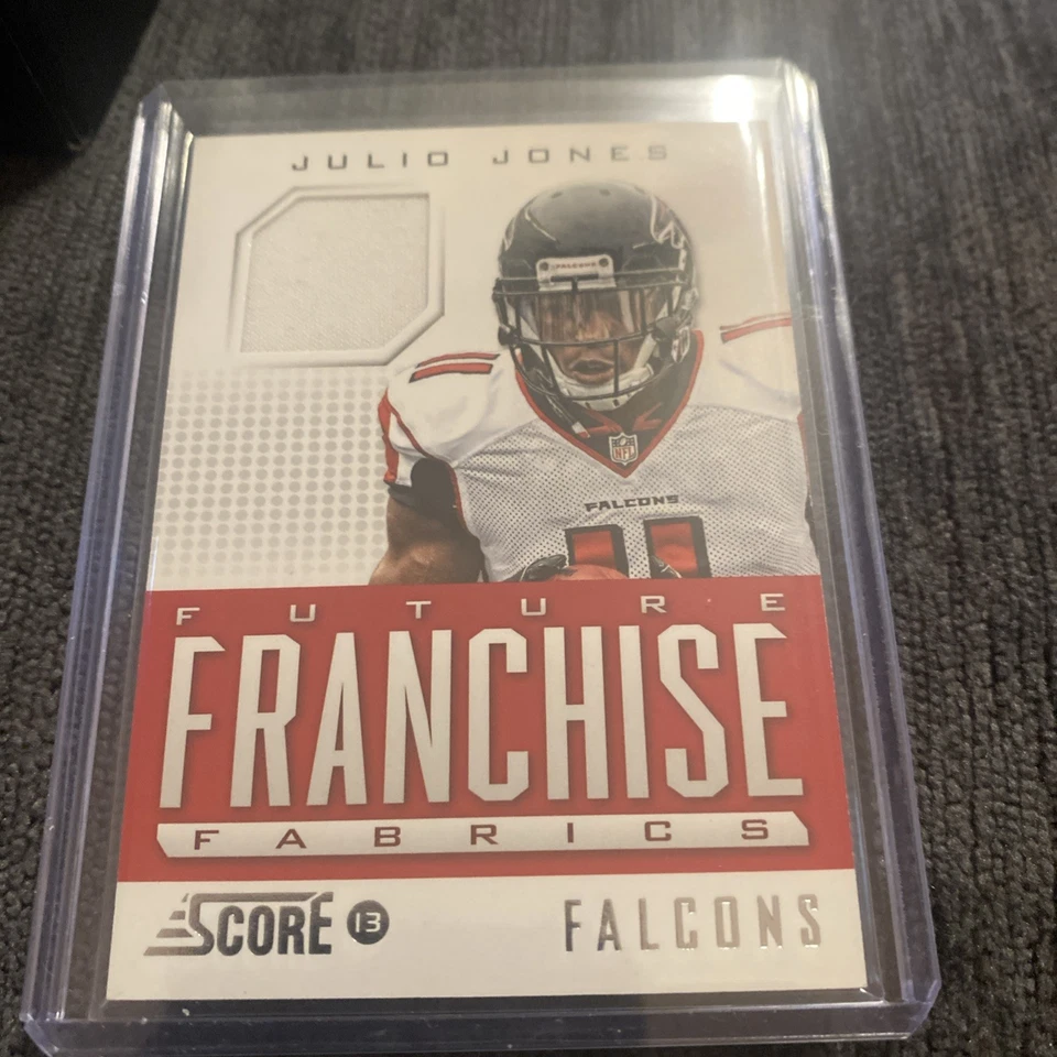2013 Score Future Franchise Fabrics #FRJJ Julio Jones Jersey — 第 1/1 张图片