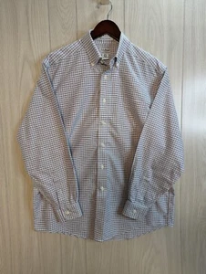 L.L. Bean Wrinkle Resistant Traditional Fit Button Down Shirt S Blue Plaid  - Picture 1 of 6