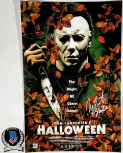 Nick Castle Signed Halloween 11x17 Poster F Autograph Michael Myers BAS COA - Picture 1 of 1