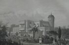 1858 Indisch Meuterei Aufdruck Der Residency Lucknow