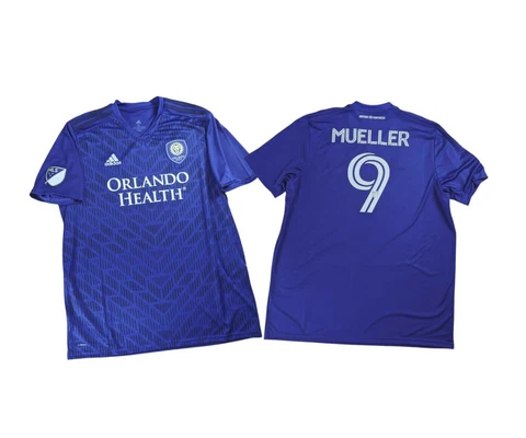 Chris Mueller Orlando City SC 2020 Home Replica Jersey Adidas Men's NWT XL Cover