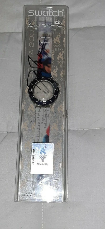 Swatch Watch Scuba Olympic Sdz900 Dan Jansen 1996