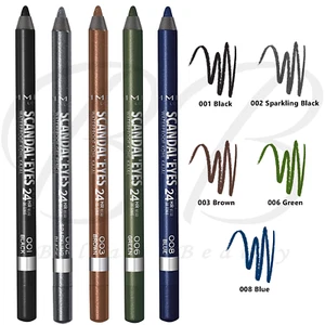 Delineador de ojos de ropa larga impermeable RIMMEL Scandal'Eyes Kohl Kajal 1,3 g *ELIGE TONO* - Imagen 1 de 21