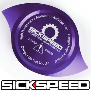 PURPLE HIGH PERFORMANCE RADIATOR PRESSURE CAP FOR HONDA RUCKUS ZOOMER Y1 - Picture 1 of 1