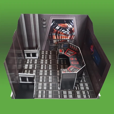 Endor Bunker Control Room custom playset with console Hasbro Kenner POTF2 TVC Cover