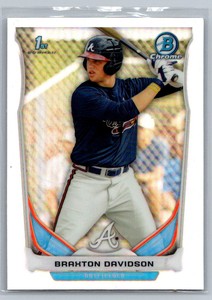 2014 Bowman Chrome Draft Refractor  Braxton Davidson CDP28