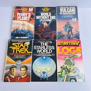 Vintage Star Trek World Without End Vulcan The Wrath Of Khan Lot x6 PB 1st Print - Picture 1 of 24