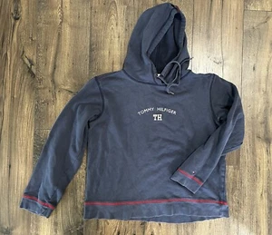 TOMMY JEANS VINTAGE W LARGE PULLOVER HOODIE Y2K - Picture 1 of 7