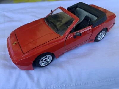 Porsche 944 Turbo Cabriolet 1:24 Majorette Nuovo No Burago Mebetoys Politoys - Immagine 1 di 4