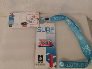 SUPER BOWL XLI (41) Lanyard Ticket Holder INDIANAPOLIS COLTS vs BEARS - Picture 1 of 7