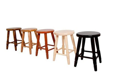 Hocker Massiv Stuhl Sitz Sitzmöbel Buche 45 cm Neu - Bild 1 von 4