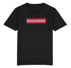 Backpackboyz Gr. Medium T-Shirt schwarz Logo rot/weiß kurzarm G-18 - Bild 1 von 2