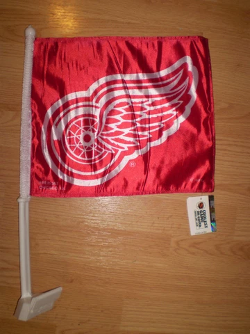 DETROIT RED WINGS Car Flag NHL Hockey BRAND NEW Show Team Support (14" x 11") T1 Cover